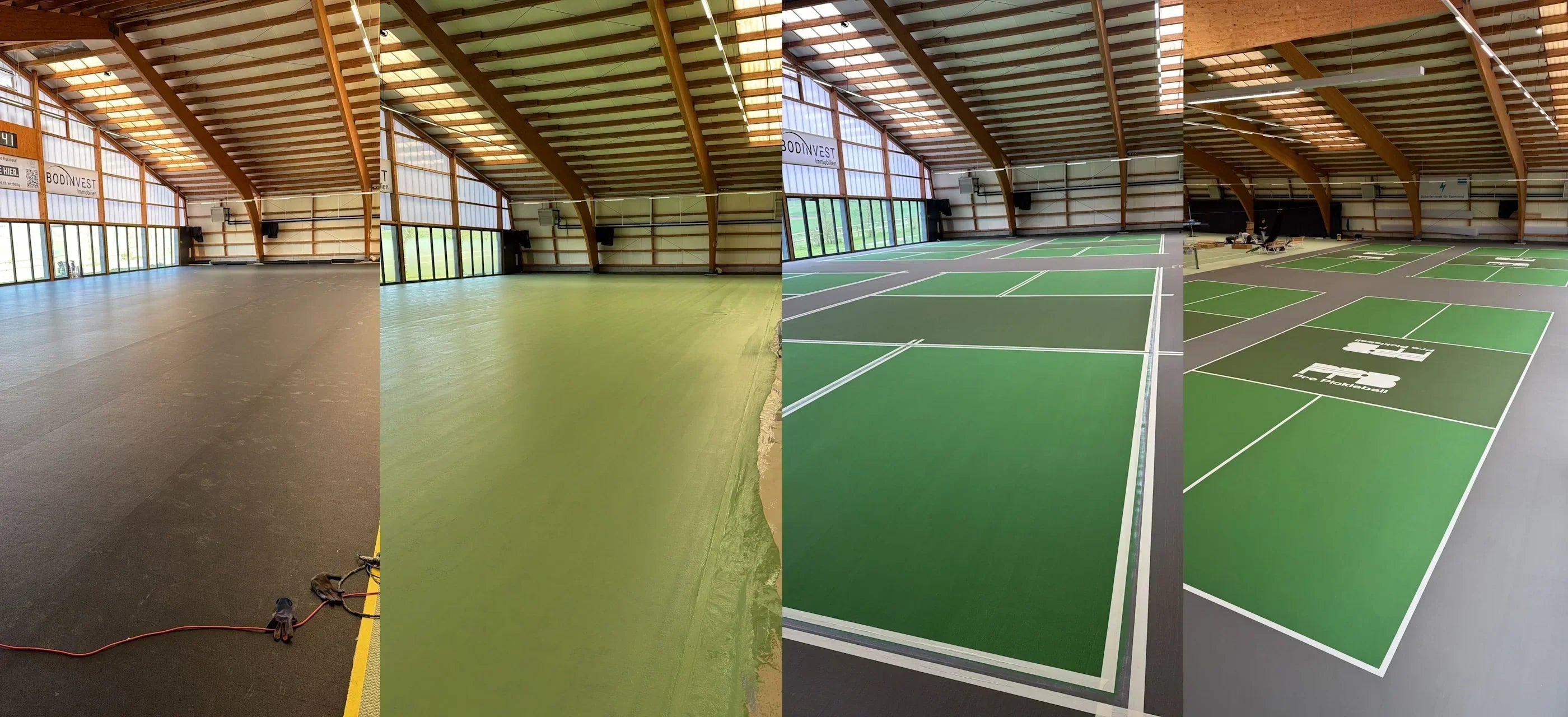 Vier neue Pickleball Plätze im TIVOLI Center Worblaufen: ein starkes Zeichen für Pickleball bei Bern