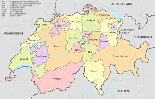 Pickleball Kantone Schweiz