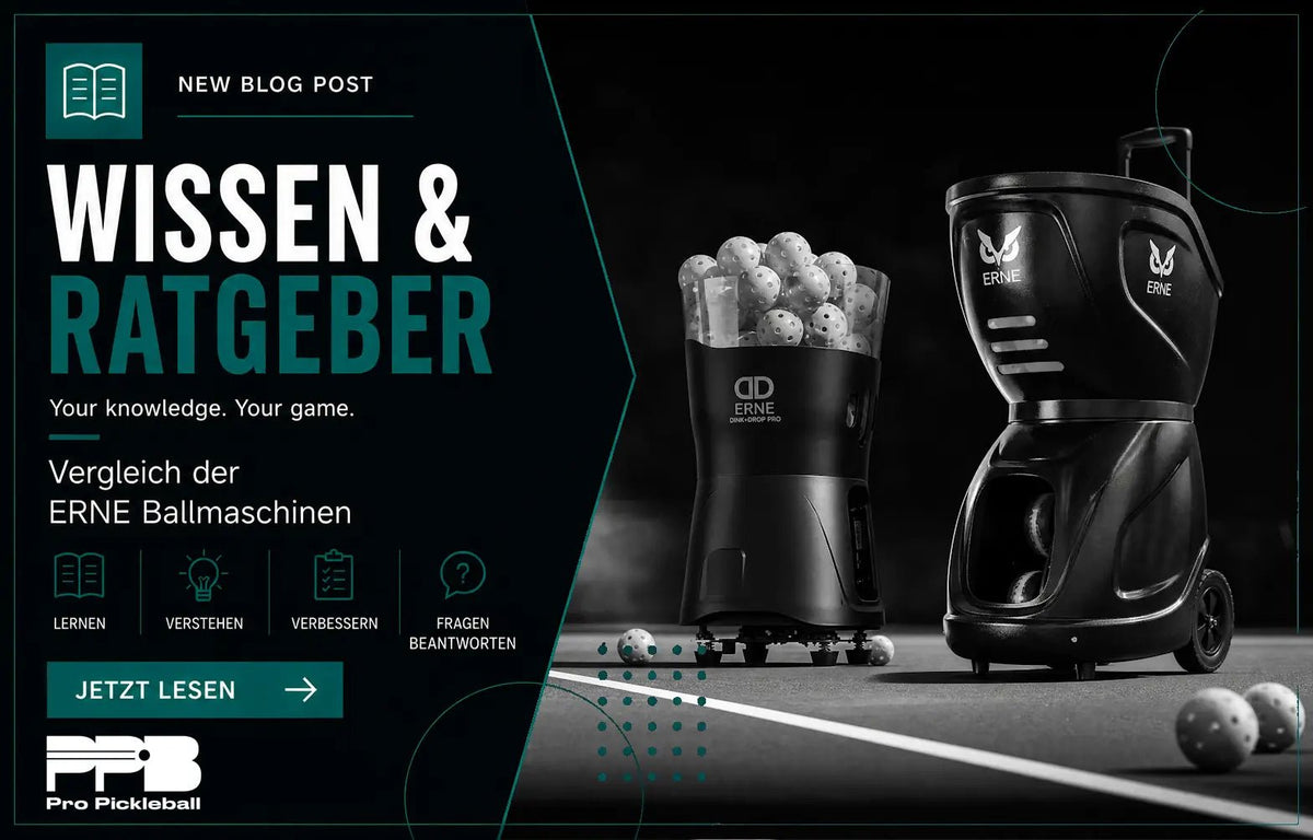 ERNE vs. Dink + Drop Pro: Welche Pickleball-Ballmaschine passt zu dir? - Pro Pickleball GmbH