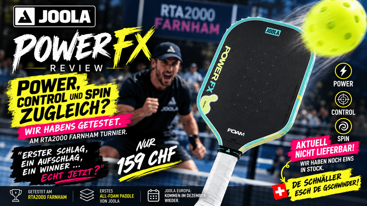 JOOLA Power FX Review: Power, Control und Spin zugleich? Echt jetzt? - Pro Pickleball GmbH