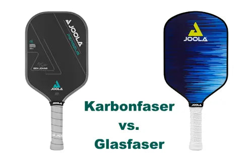 Pickleball Paddle Oberfläche Karbonfaser vs. Glasfaser