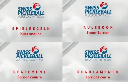 Pickleball PDF Kurzanleitung Französisch, Italienisch, English, Deutsch