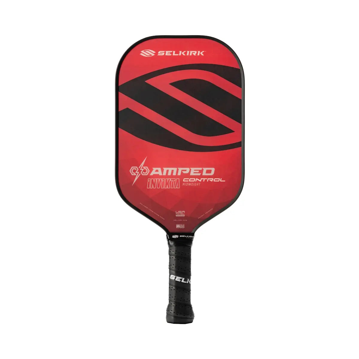 Selkirk AMPED Control Invikta Pickleball Paddle Midweight Red