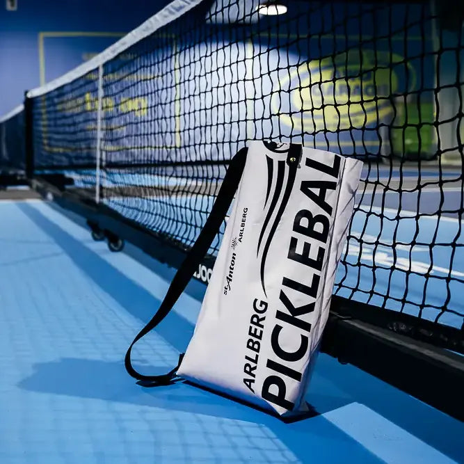 Pro Pickleball Tasche, ein Unikat aus alter Blache. Upcycling