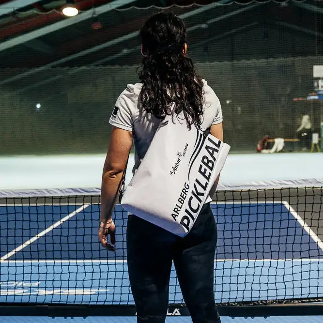 Pro Pickleball Tasche, ein Unikat aus alter Blache. Upcycling