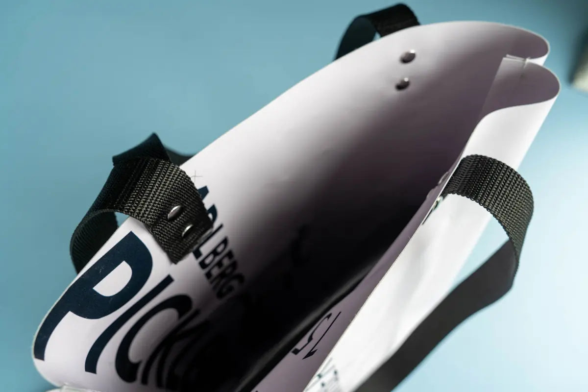 Pro Pickleball Tasche, ein Unikat aus alter Blache. Upcycling