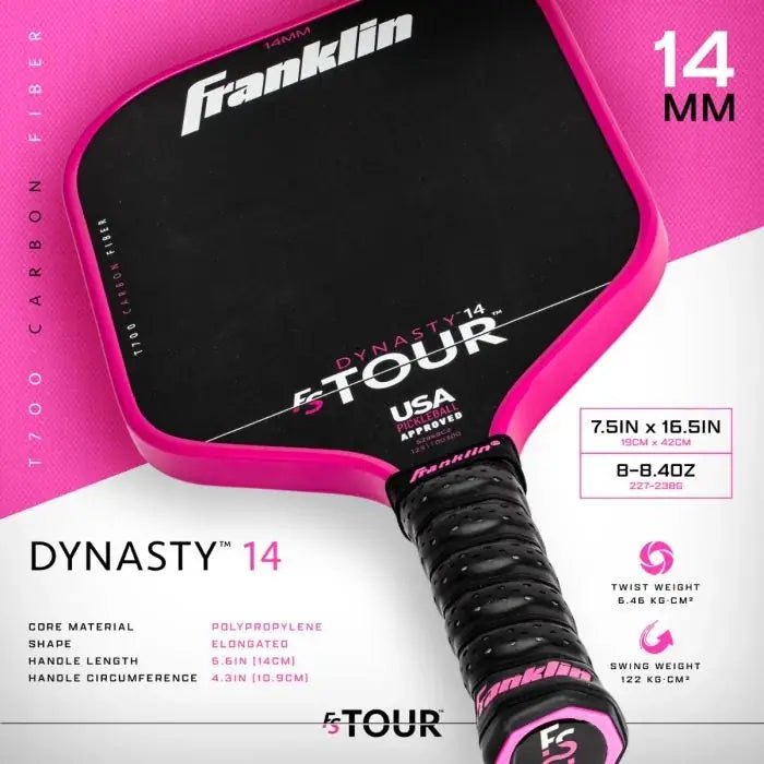 Franklin FS Tour Dynasty 14mm Pickleball Paddle