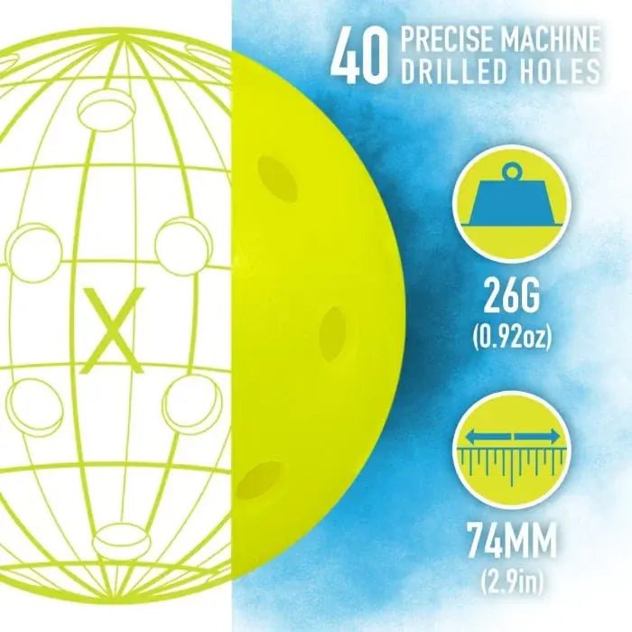 Franklin X-40 Outdoor Pickleball (3er Pack)