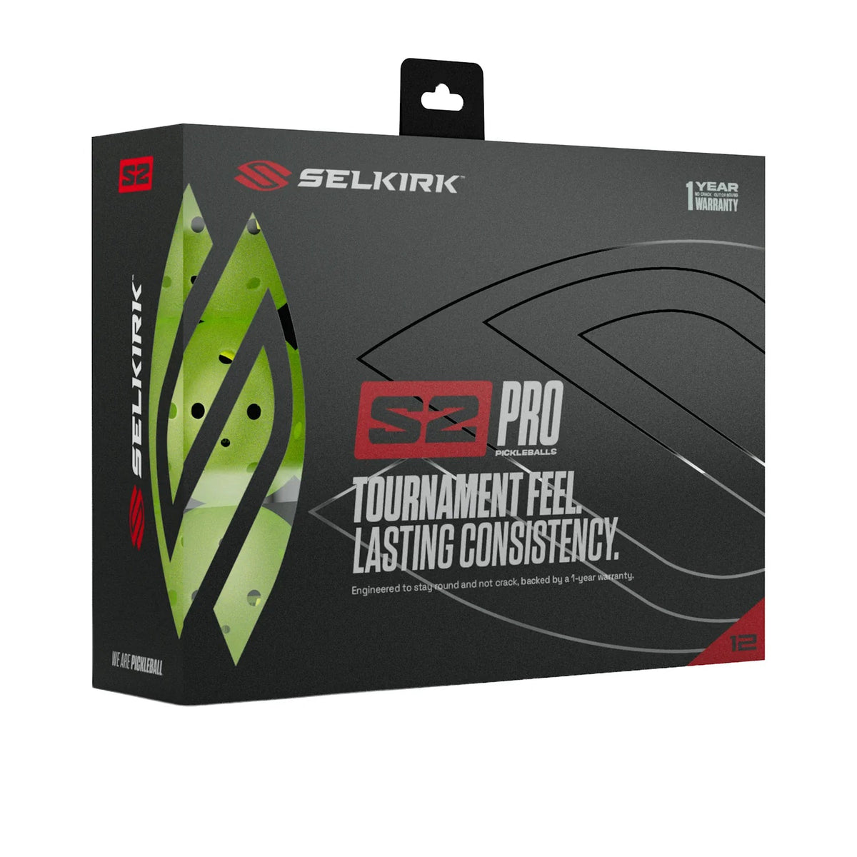 Selkirk Pro S2 Pickleball Ball - 12-Pack