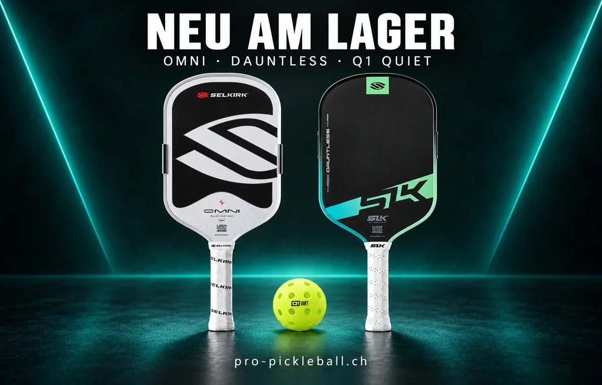 Neu am Lager: Selkirk OMNI, SLK Dauntless und Q1 Quiet Ball