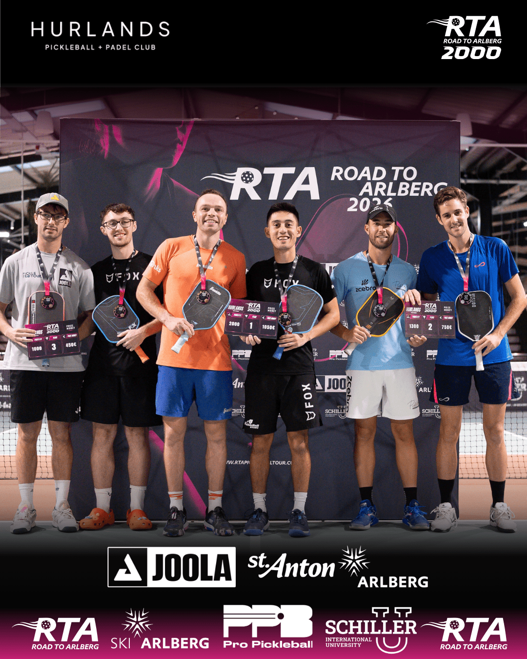 RTA2000 Farnham: Fünf Titel und Lavilles 100. Gold - Pro Pickleball GmbH