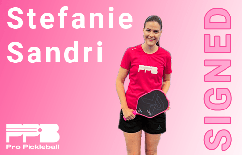 SIGNED - Stefanie Sandri - Pro Pickleball GmbH