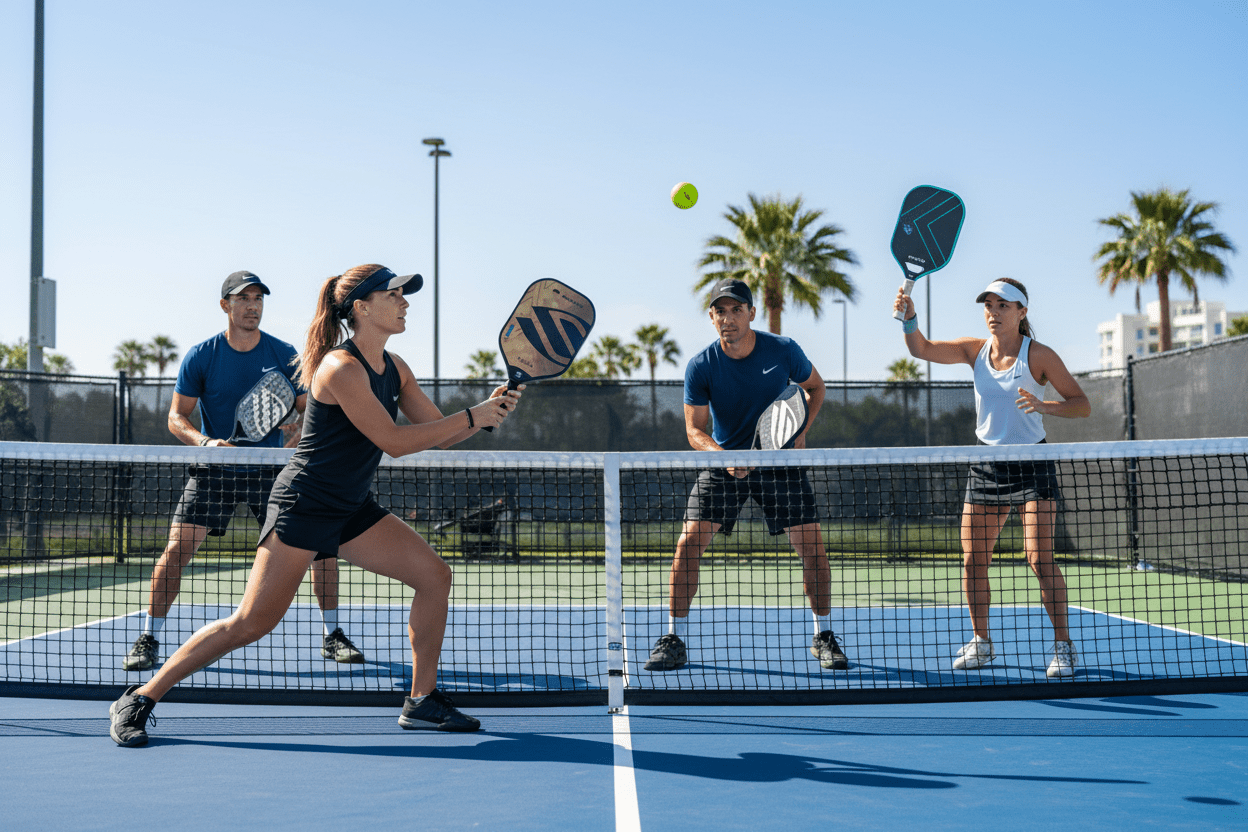 Pickleball im Freien