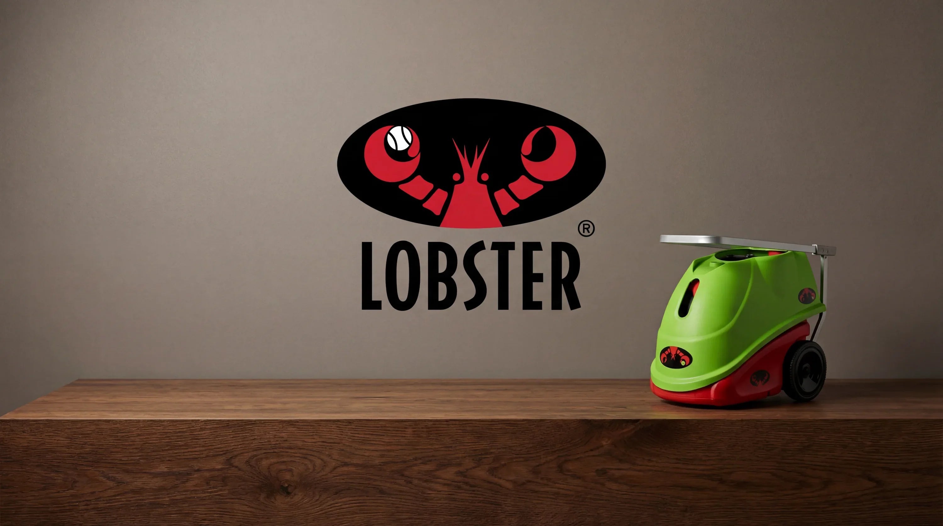 Lobster Pickleball Ballmaschinen mit Lobster Pickleball Logo