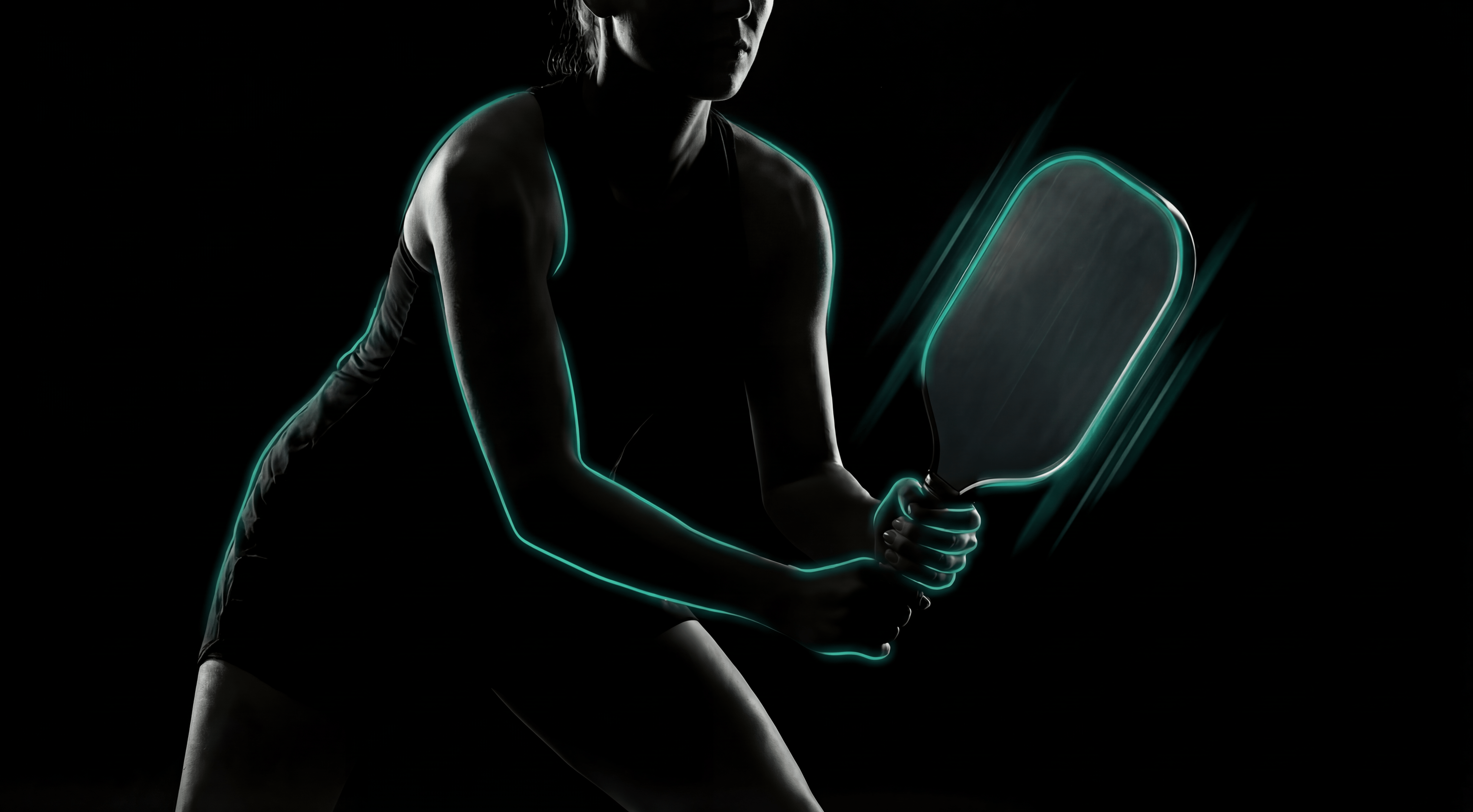 Frau mit Pickleball Paddles - Pro Pickleball GmbH