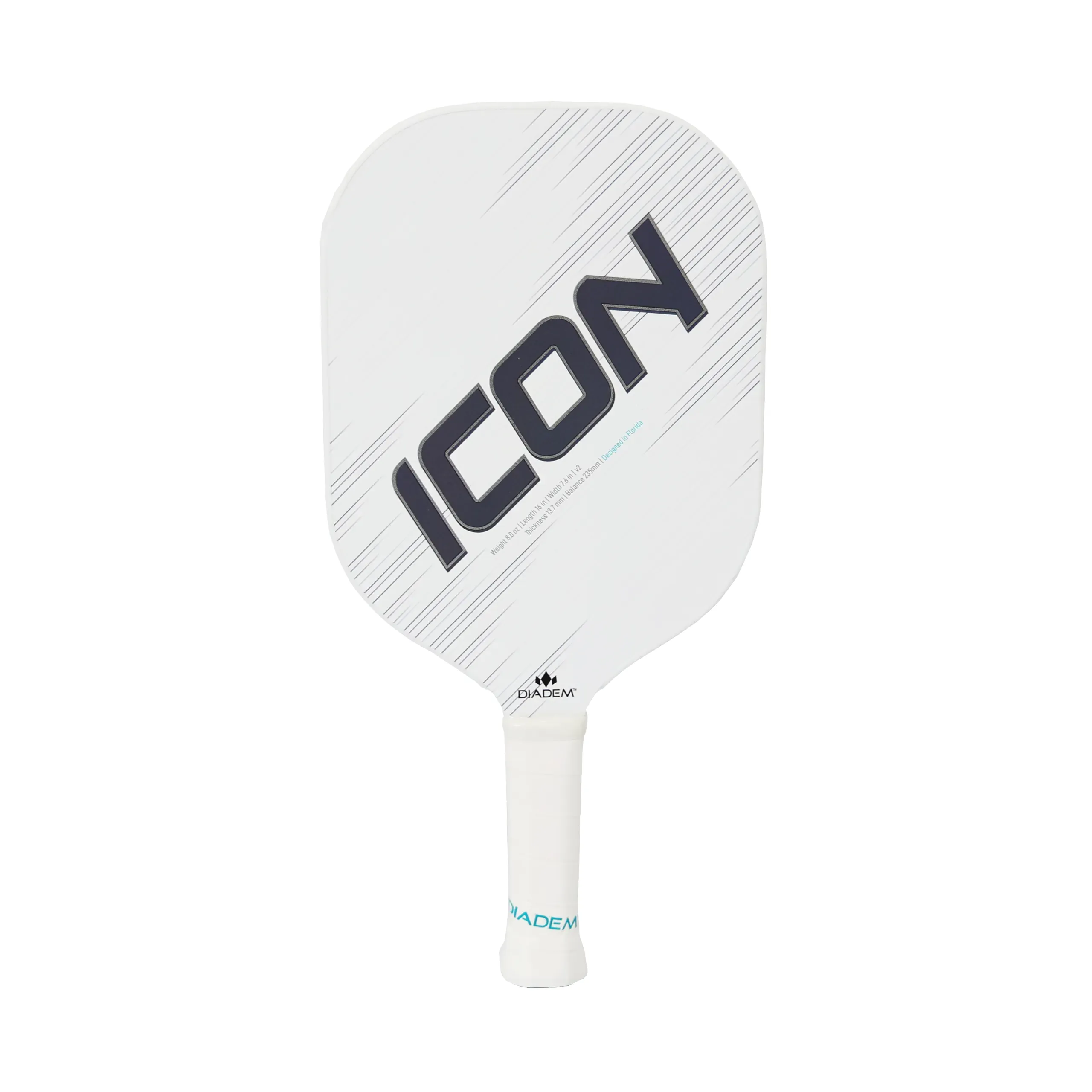 DIADEM ICON v2 Pickleball Paddle weiss