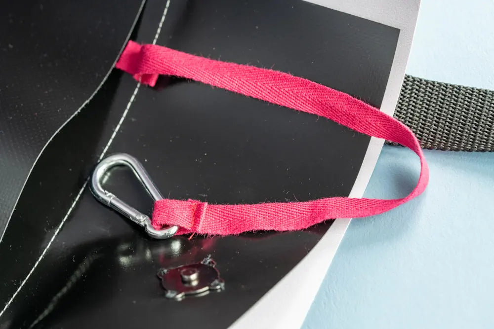 Pro Pickleball Tasche, ein Unikat aus alter Blache. Upcycling