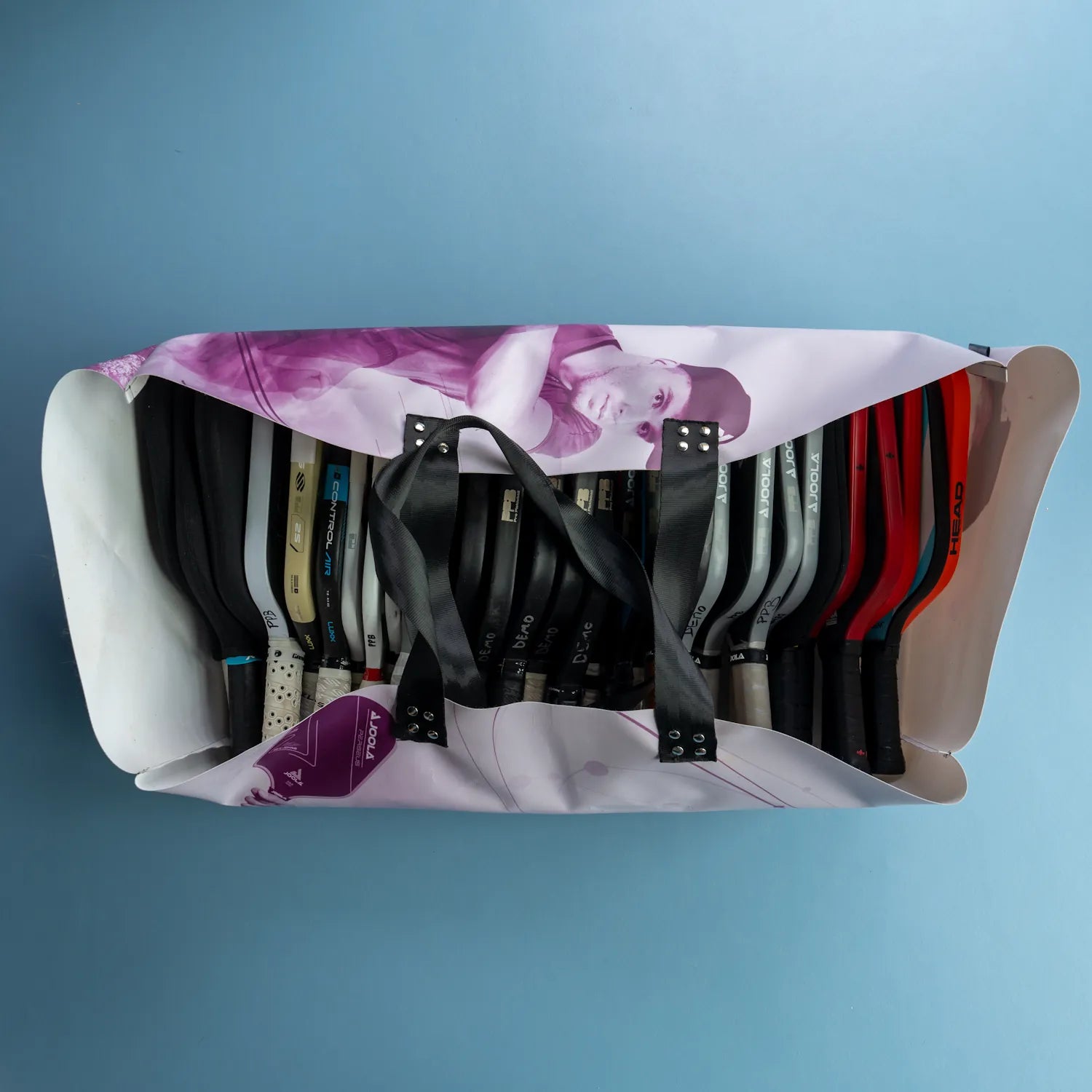 Mittlere Pickleball Paddle Tasche für Schulen von Pro Pickleball - Upcycling Material