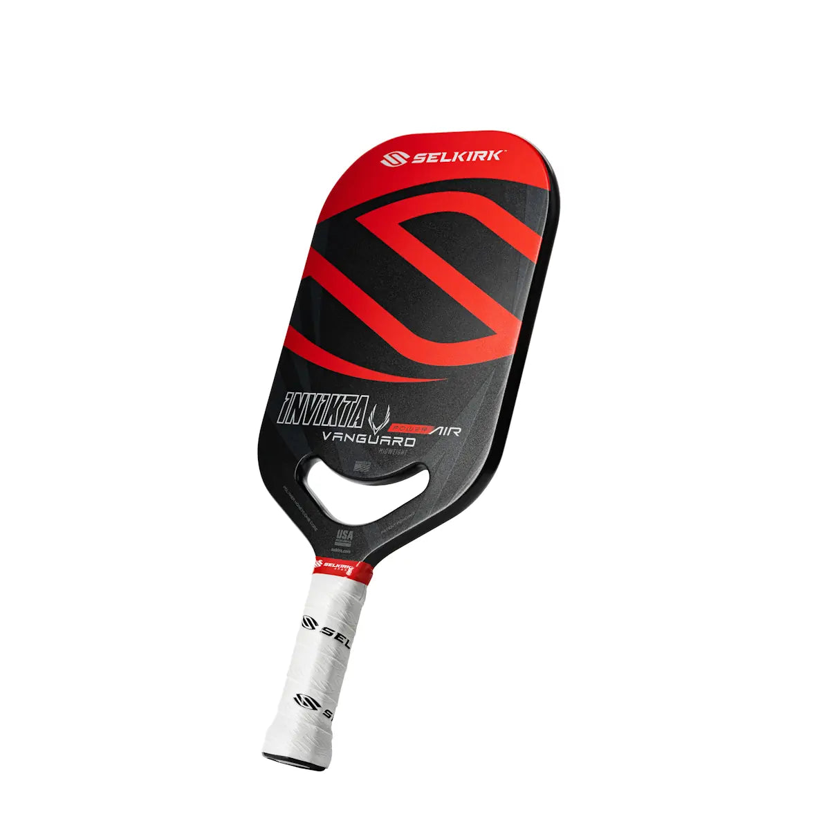Selkirk Vanguard Power Air Invikta Midweight Rot/Schwarz Pickleball Paddle