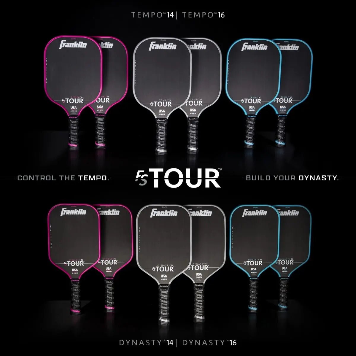 Franklin FS Tour Tempo 14mm Pickleball Paddle