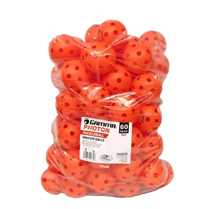 Gamma Photon Indoor Pickleball Ball, rot