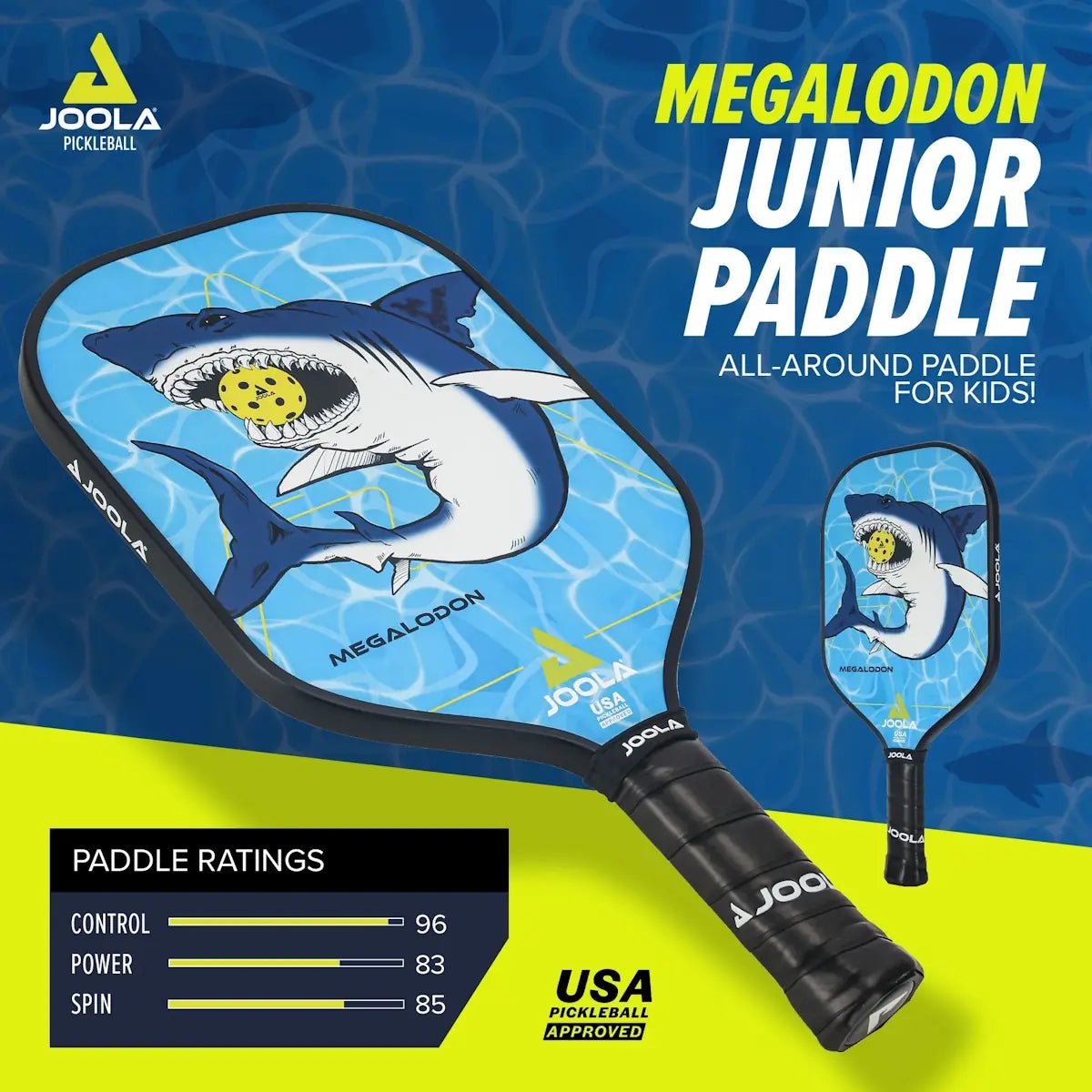 JOOLA Megalodon Junior Pickleball Paddle
