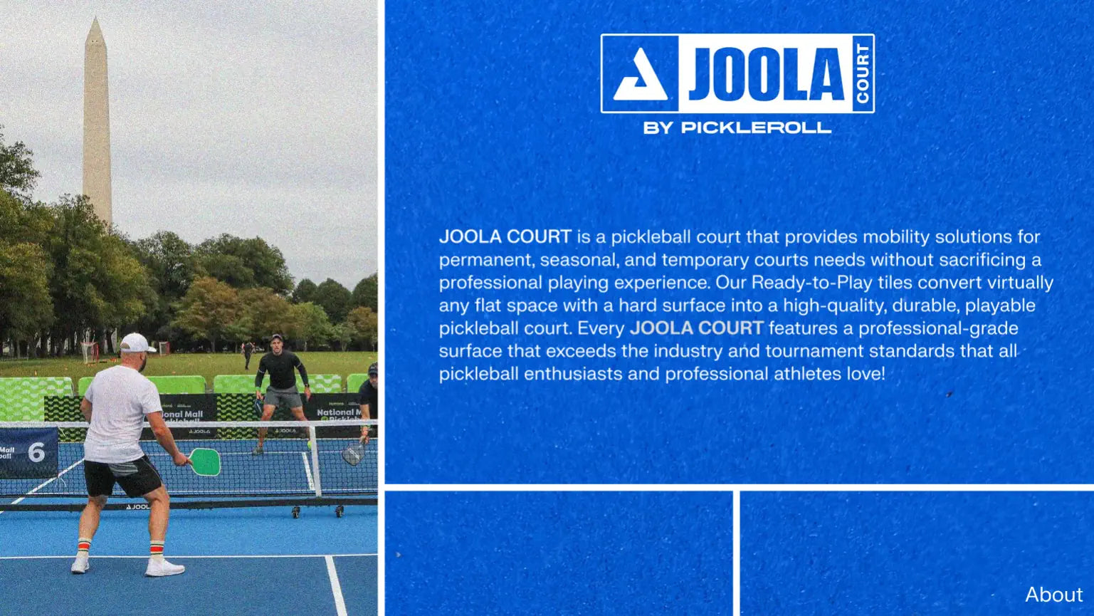 JOOLA Pickleball Platz Mobiler Court PickleRoll