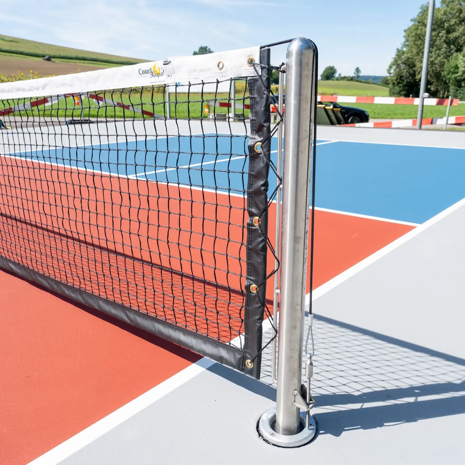 Pickleball Netzpfosten Edelstahl rostfrei